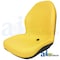 A & I Products Seat, Lawn & Garden, UTV, Tractor, Skidsteer, Yellow Vinyl 29" x19" x15" A-LGT125YL - alternate 1